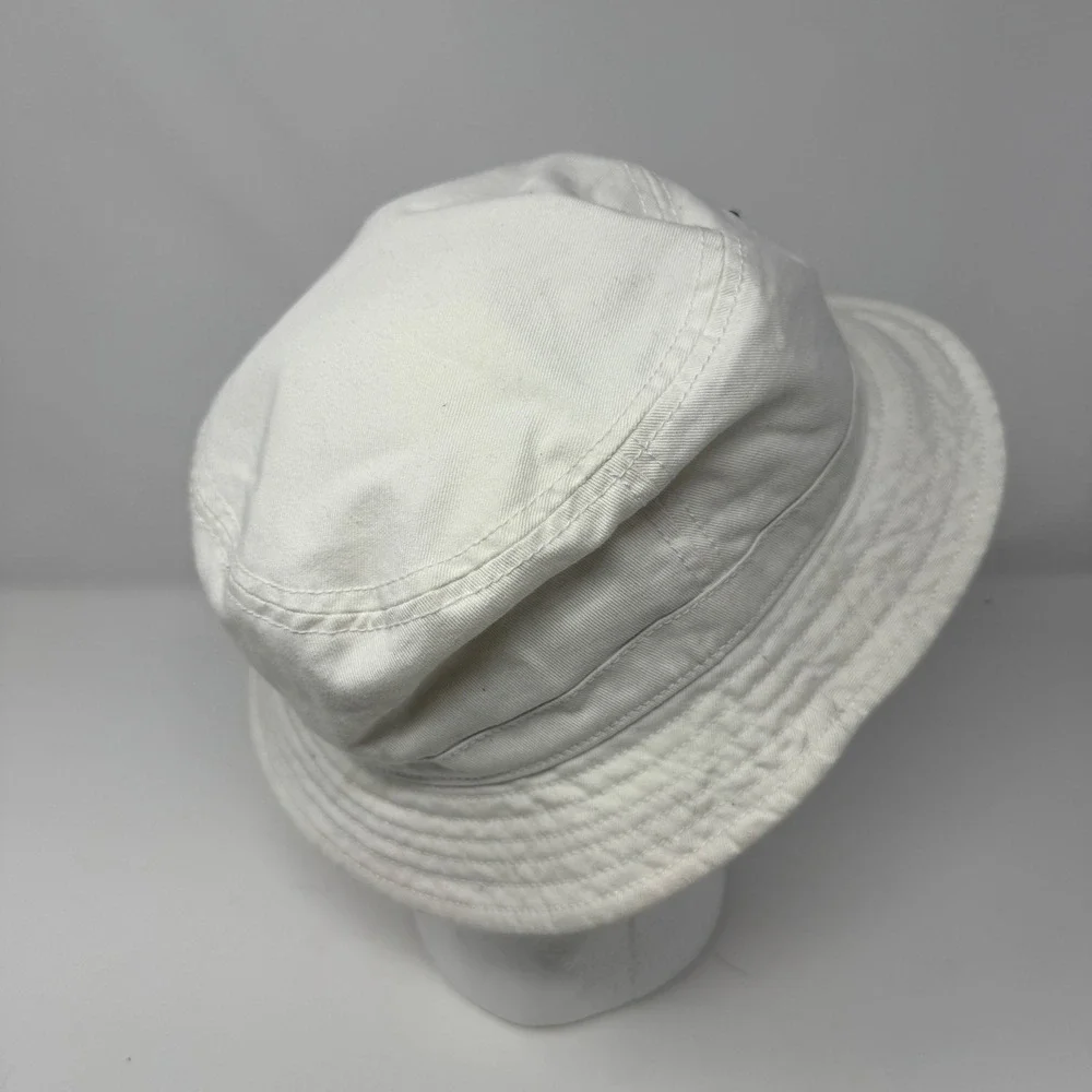 Adidas Originals Trefoil Bucket Hat White Cotton One Size OSFA RN 90288